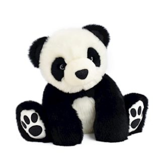 So Chic Panda,noir 35 cm