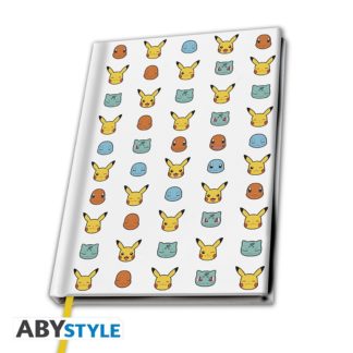 Carnet de Notes – Starters – Pokemon – A5 – 21,7 cm – A5