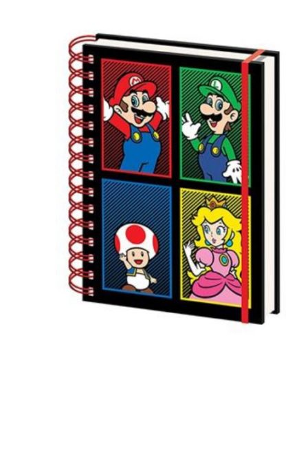 Pyramid Carnet de Notes – 4 Amis – Super Mario – Nintendo
