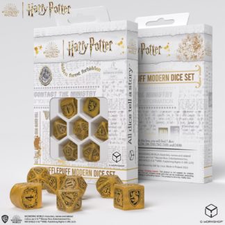 Q Workshop Set de dés – Harry Potter – Poufsouffle – Jaune