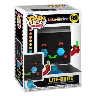 Lite Brite Board – Lite-Brite (99) – POP Retro Toys Vinyl – 9 cm
