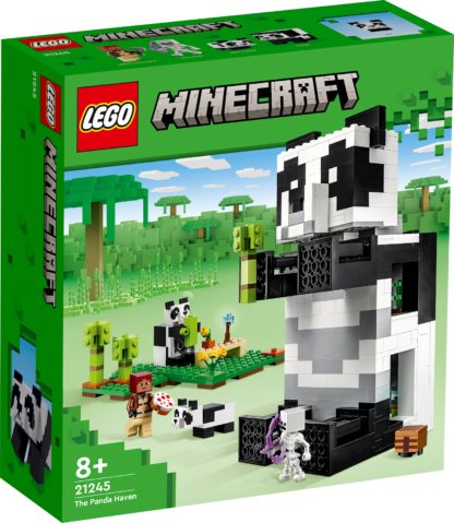 Lego minecraft Le refuge panda