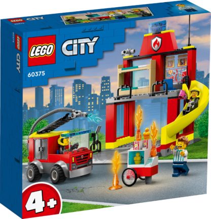 Lego city La caserne et le camion des