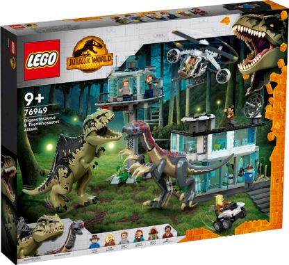 Lego jurassic world L’attaque du Giganotosaurus et