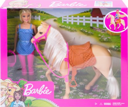 Barbie Barbie Cheval et poupée