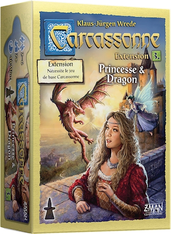 Carcassonne – Princesse et Dragon (Ext. 3) (fr)