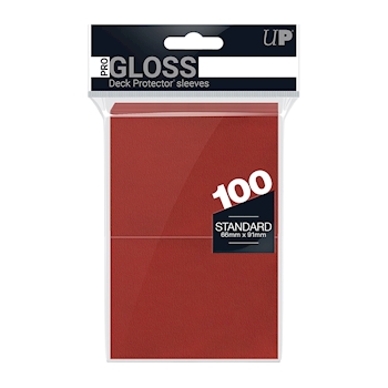 Red Deck Protector Standard (100) NEW SIZE