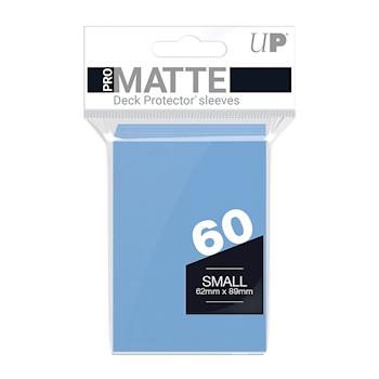 Light Blue PRO-Matte Deck Protector Small (60)