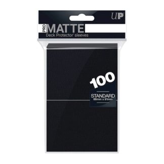 Black PRO-Matte Deck Protector Standard (100)