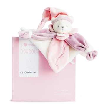 Doudou Ours,rose 24cm