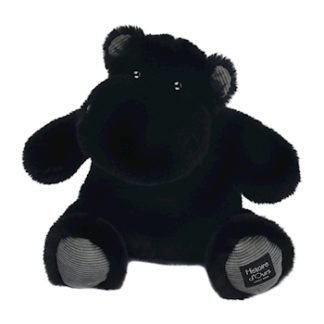 Hippo, noir 25cm