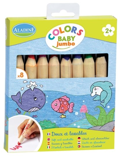 8 Crayons Jumbo