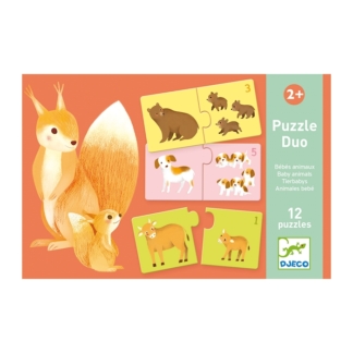 Puzzle Duo Bébés animaux