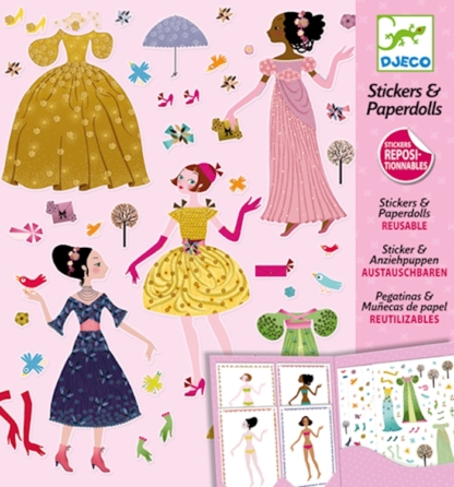 Stickers&paperdolls Robes des 4 saisons