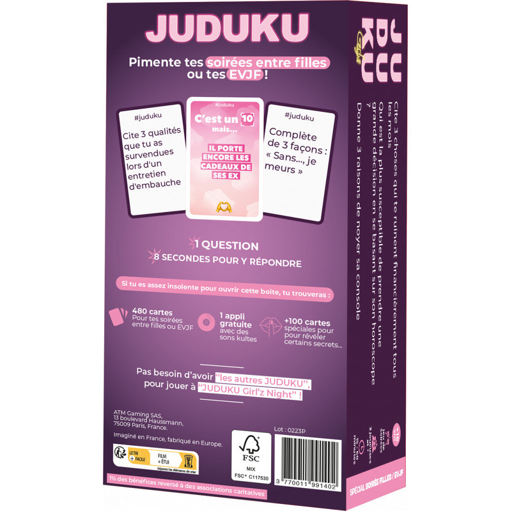 Juduku - Pride Édition - Jeu de Cartes - Acheter sur