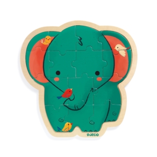 Puzzle Elephant 14 pcs
