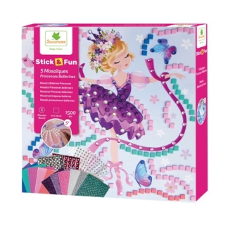 Stick’N Fun Gm Mosaiques Princesses Ballerine (Fr-De-It)