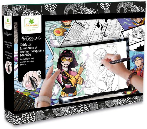 Acheter Artissimo Xxl Tablette Lumineuse Et Atelier Markers Manga