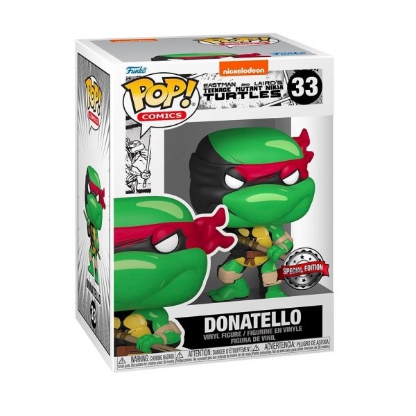 Acheter Donatello - Tortue Ninja (33) - POP TV - Exclusive - 9 cm 