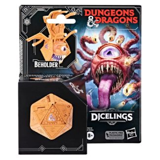Monstre-dé Dicelings – Donjons et Dragons – Tyrannil Orange – 15 cm