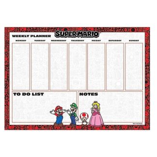 Weekly Planner – Héros – Super Mario – A4