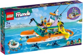 Lego friends Le bateau de sauvetage en mer