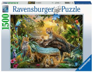 Ravensburger Puzzle Famille de léopards dans