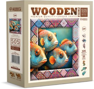 Wooden city Puzzle en bois XL Tropical fish
