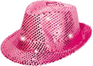 Folat Chapeau LED pink