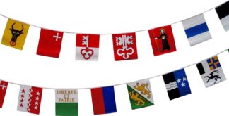 Hauser Guirlande drapeaux cantons