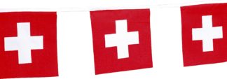 Hauser Guirlande drapeau Suisse 5 m