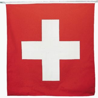 Hauser Drapeau Suisse, 100×100 cm