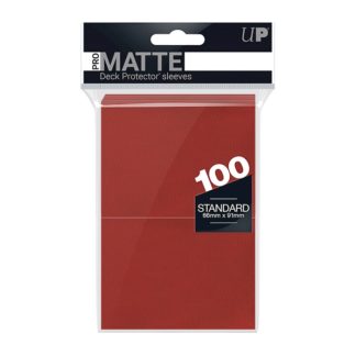 Red PRO-Matte Deck Protector Standard (100)