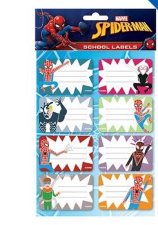 Étiquettes scolaires – Spiderman – Marvel