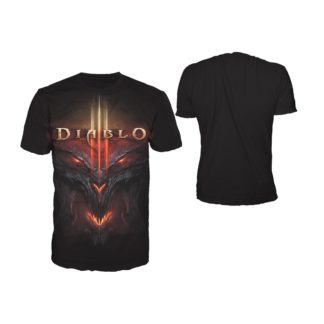 T-shirt BioWorld – Diablo Black Face – Homme – M