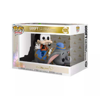 Dumbo w/Goofy – Disney (105) – POP Disney – Ride Super Deluxe – Disney World 50th Anniversary – 9 cm
