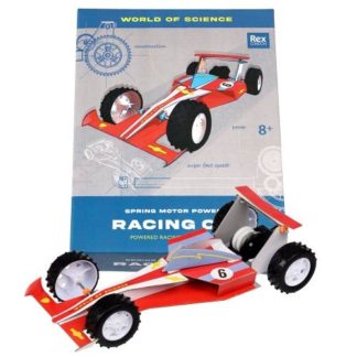 Make your Own Spring Motor Powered Racing Car