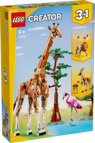 Lego creator Les animaux sauvages du safari