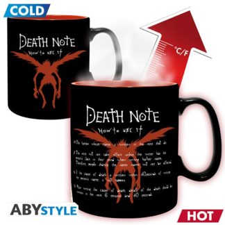 Mug – Thermo Réactif – Kira & Ryuk – Death Note – Unisexe – 460 ml