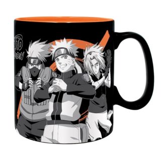 Mug – Groupe noir et blanc – Naruto – 460 ml