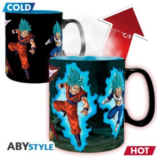 Mug – Thermo Réactif – Saiyan vs Black – Dragon Ball – 460 ml