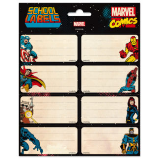 Erik Étiquettes scolaires – Rétro Avengers – Marvel