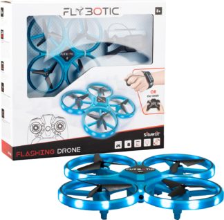 Flybotic Flashing Drone bleu 2.4 GHz