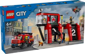 Lego city La caserne et le camion de