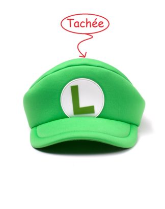 Bioworld Produit abîmé – Casquette – Nintendo – Luigi – 20 cm – U