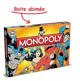 Winning Moves Produit abîmé – Monopoly – DC-Comics Originals (FR)