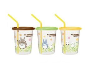 Semic Set de 3 verres – Famille Totoro – Mon Voisin Totoro – 320 ml