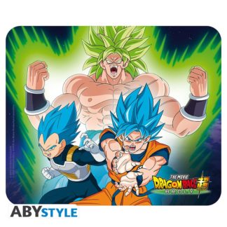 ABYSTYLE Tapis de souris souple – Dragon Ball – Broly VS Goku & Vegeta – 21.5 cm
