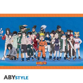 ABYSTYLE Poster – Naruto – Ninjas Konoha – roulé filmé (91.5×61) – 91.5×61 cm