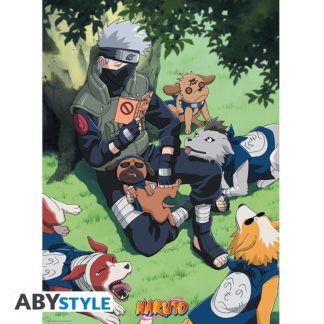 ABYSTYLE Poster – Naruto – Kakashi et ses chiens – 52 cm